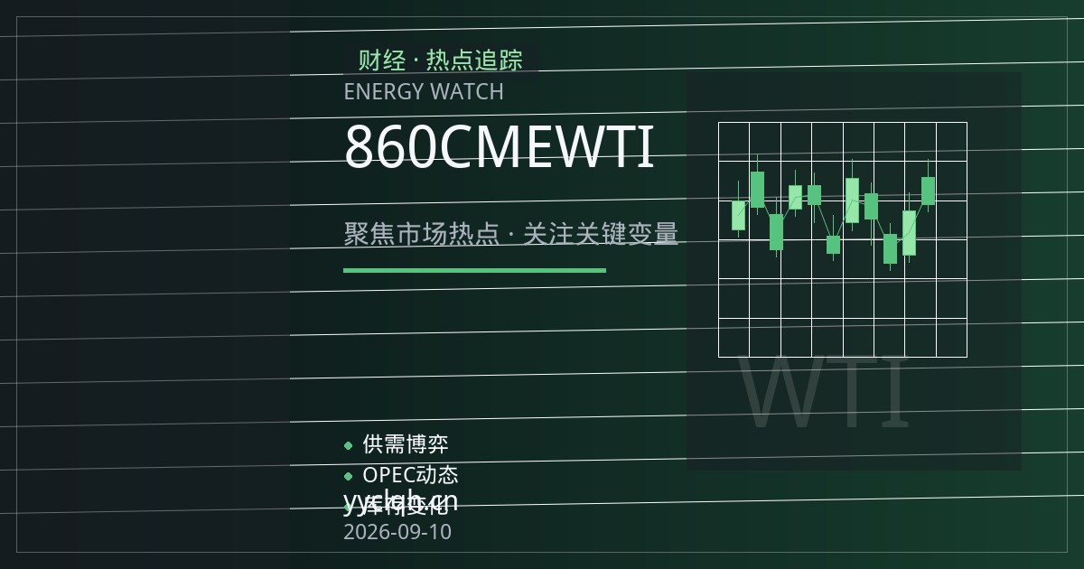 860美元起步炒原油？CME迷你WTI合约入门要点与风险须知