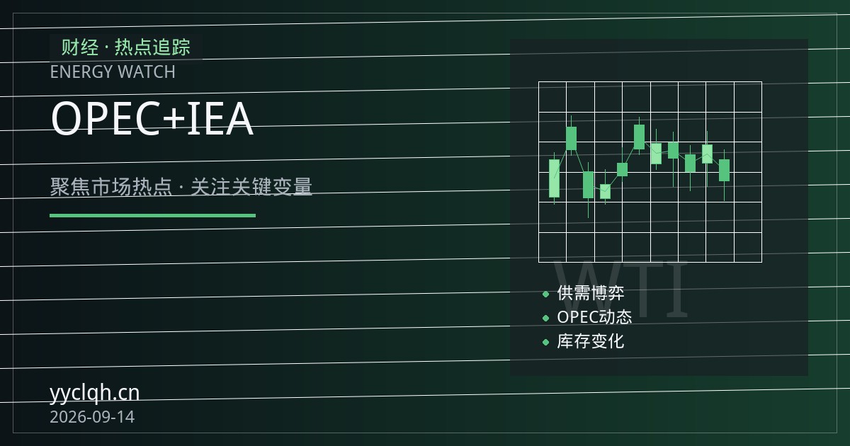 国际原油期货行情速递：OPEC+增产节奏与IEA需求展望下的油价承压