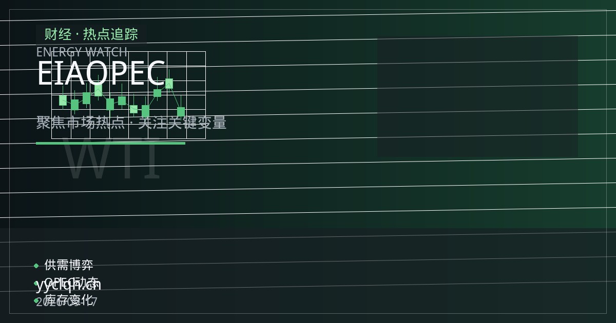 美联储决议前原油期货观望：EIA库存与OPEC扰动下的行情脉络