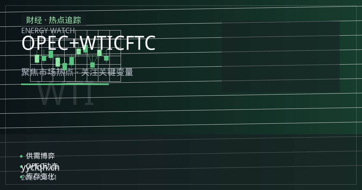 OPEC+会议前WTI原油期货仓位布局：CFTC持仓与期权隐含波动率的双重视角