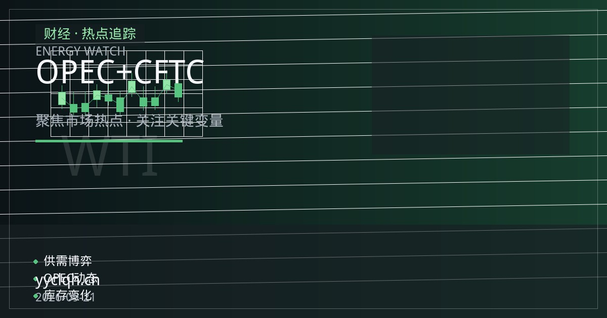OPEC+会议前外盘原油期货平台评测：CFTC持仓与隐含波动率揭示的风控差异